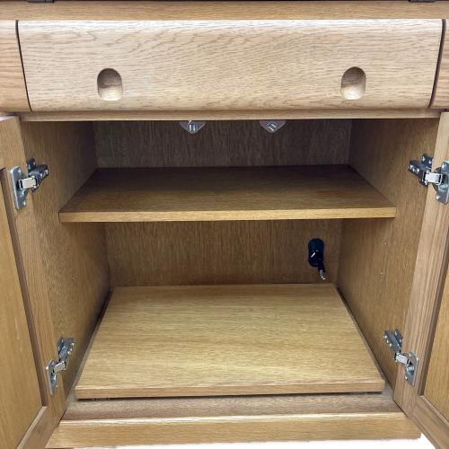 大雪木工 (タイセツモッコウ) ライティングビューロー シェルティ20 020306 ブラウン