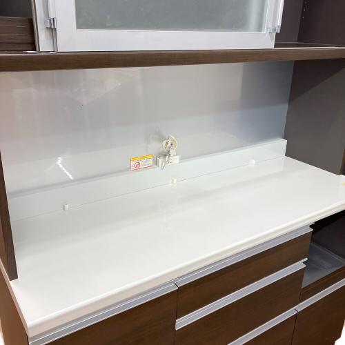 Pamouna (パモウナ) 2枚扉レンジボード ブラウン×ホワイト