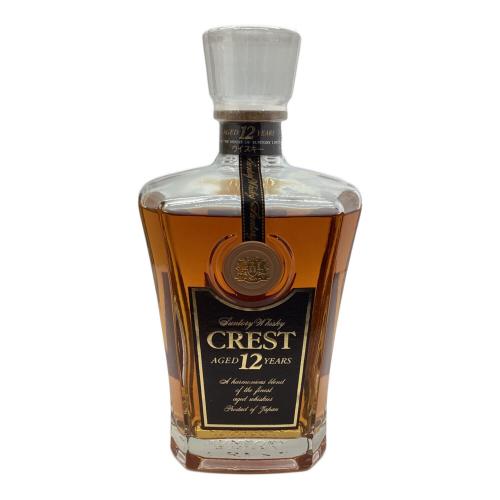 サントリー CREST ジャパニーズウィスキー 12年 700ml