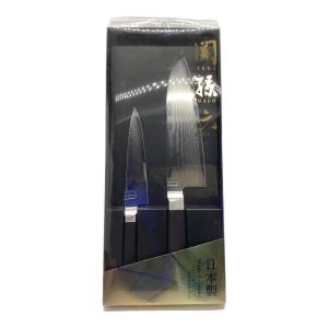 貝印（カイジルシ） 関孫六ダマスカス三徳＆ペティ2点セット　562RC-9191
