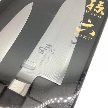 貝印（カイジルシ） 関孫六ダマスカス三徳＆ペティ2点セット 562RC