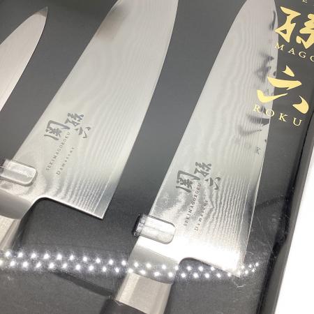 貝印（カイジルシ） 関孫六ダマスカス3点セット(お箸付) 562RC-9199 関