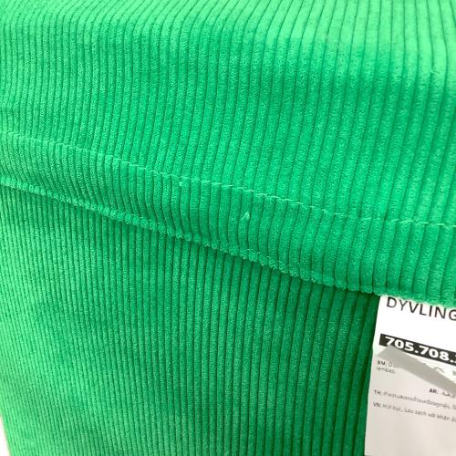 IKEA (イケア) 回転イージーチェア グリーン×シルバー DYVLINGE