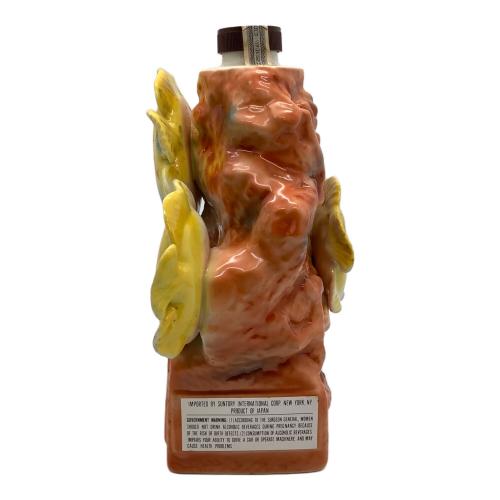 SUNTORY（サントリー） HAWAIIAN OPEN1991 ウィスキー 魚陶器ボトル 保存ヨゴレ有 750ml　記念ボトル