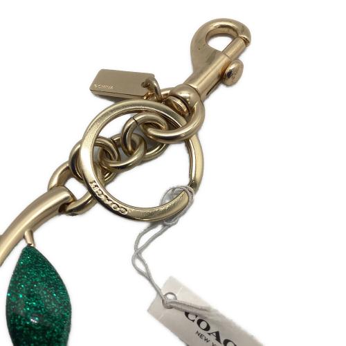 COACH (コーチ) キーホルダー　バッグチャーム  F58516　レッド　チェリー型
