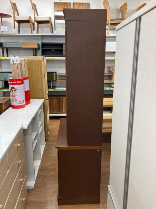 マルニ木工 (マルニモッコウ) 食器棚 87 ブラウン