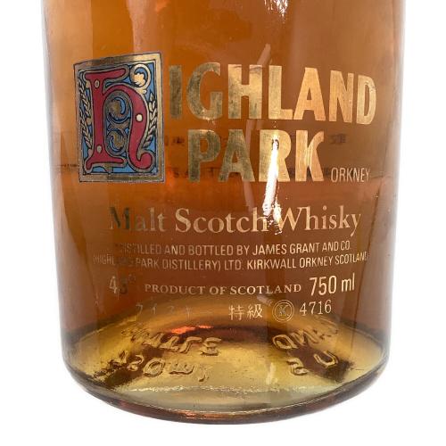 Highland Park（ハイランドパーク） スコッチウイスキー シルクプリント　12年　750ml　オールドボトル