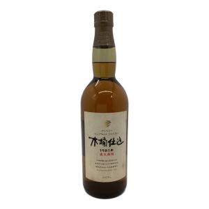 サントリー ピュアモルト ジャパニーズウィスキー 木桶仕込　1981年 直火蒸留 750ml