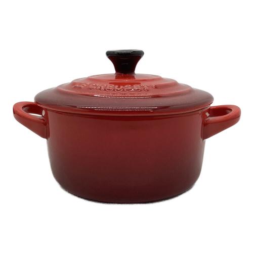 LE CREUSET (ルクルーゼ) ミニラウンド ココットセット ブレー×レッド×ホワイト