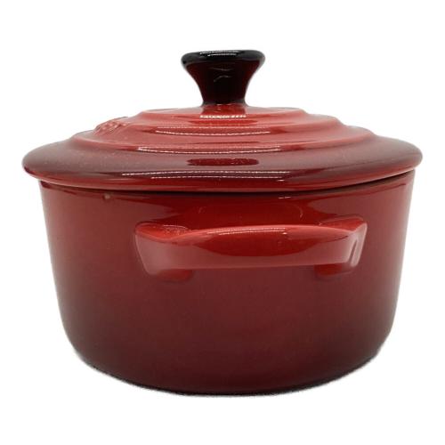 LE CREUSET (ルクルーゼ) ミニラウンド ココットセット ブレー×レッド×ホワイト