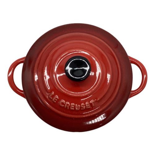 LE CREUSET (ルクルーゼ) ミニラウンド ココットセット ブレー×レッド×ホワイト