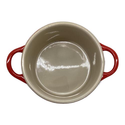 LE CREUSET (ルクルーゼ) ミニラウンド ココットセット ブレー×レッド×ホワイト