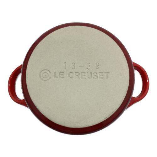 LE CREUSET (ルクルーゼ) ミニラウンド ココットセット ブレー×レッド×ホワイト