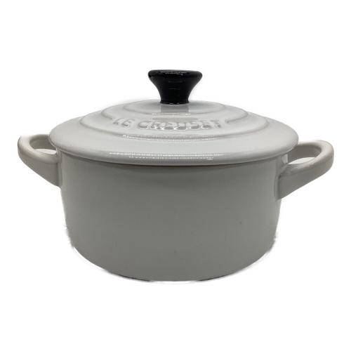 LE CREUSET (ルクルーゼ) ミニラウンド ココットセット ブレー×レッド×ホワイト