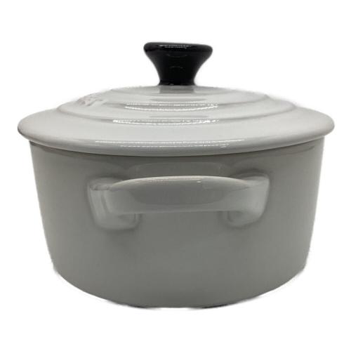 LE CREUSET (ルクルーゼ) ミニラウンド ココットセット ブレー×レッド×ホワイト