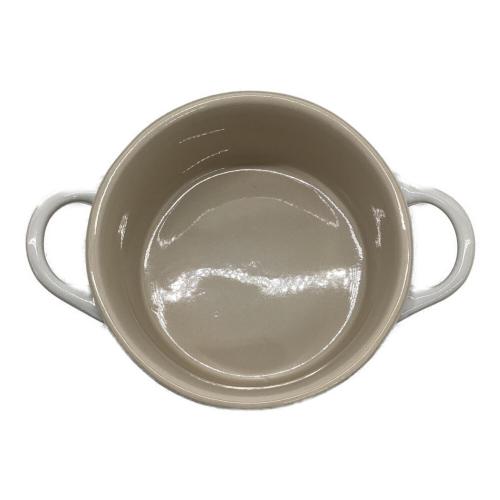 LE CREUSET (ルクルーゼ) ミニラウンド ココットセット ブレー×レッド×ホワイト