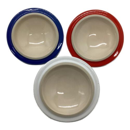 LE CREUSET (ルクルーゼ) ミニラウンド ココットセット ブレー×レッド×ホワイト