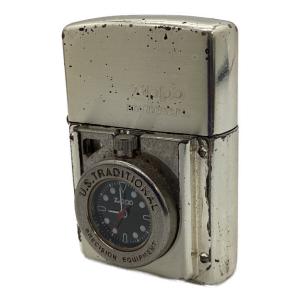 ZIPPO (ジッポ) オイルライター 1997年 時計付  TIME LITE 時計動作しない
