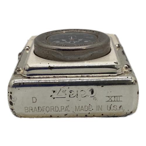 ZIPPO (ジッポ) オイルライター 1997年 時計付  TIME LITE 時計動作しない