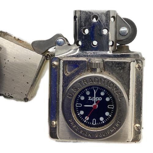 ZIPPO (ジッポ) オイルライター 1997年 時計付  TIME LITE 時計動作しない