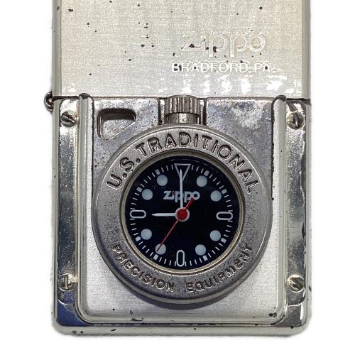 ZIPPO (ジッポ) オイルライター 1997年 時計付  TIME LITE 時計動作しない