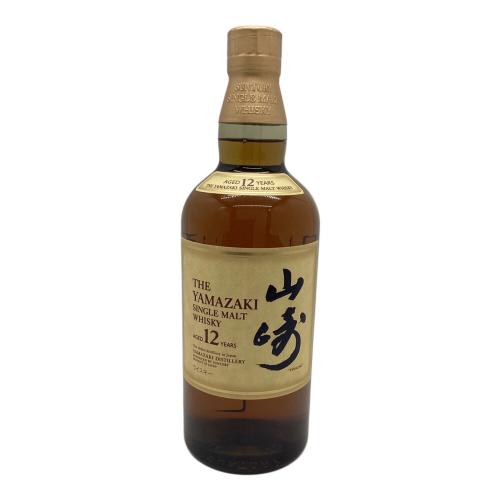 サントリー 山崎 ジャパニーズウィスキー シングルモルトウイスキー　12年 700ml