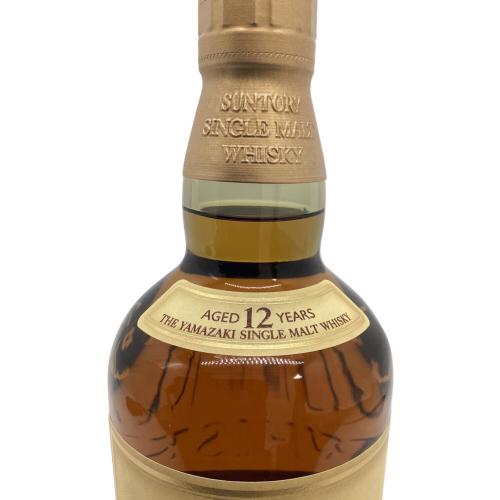サントリー 山崎 ジャパニーズウィスキー シングルモルトウイスキー　12年 700ml