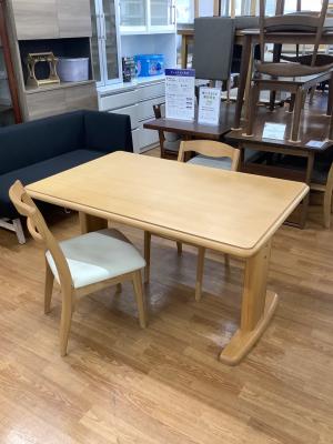 大塚家具 (オオツカカグ) ダイニング3点セット ナチュラル