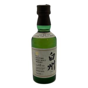 サントリー 白州 ピュアモルトウイスキー　ジャパニーズウィスキー 12年 50ml　ミニチュアボトル