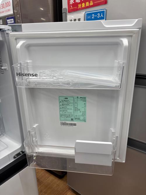 Hisense (ハイセンス) 2ドア冷蔵庫 HR-D13E4W 2024年製 54 135L