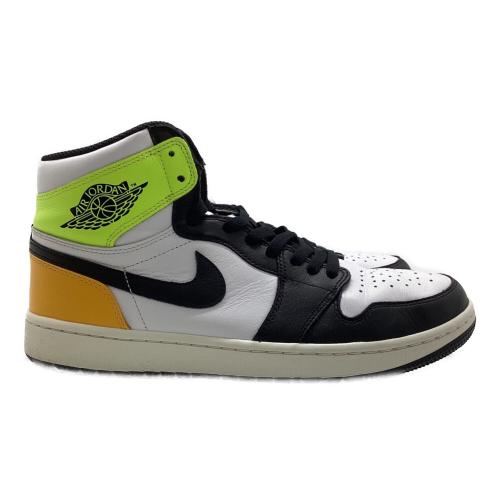 NIKE GOLF (ナイキゴルフ) ゴルフシューズ DQ0660-105 AIR JORDAN 1 HIGH GOLF メンズ SIZE 28.5cm ホワイト×ブラック×イエロー