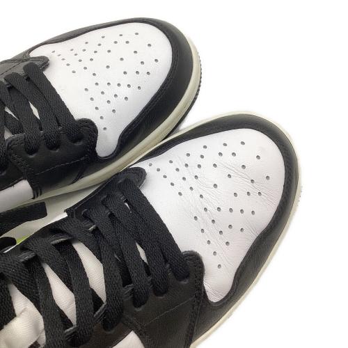 NIKE GOLF (ナイキゴルフ) ゴルフシューズ DQ0660-105 AIR JORDAN 1 HIGH GOLF メンズ SIZE 28.5cm ホワイト×ブラック×イエロー