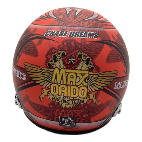 MAX ORIDO（マックス オリド） 1/2スケール ミニヘルメット MAX ORIDO RED EDITION 2025
