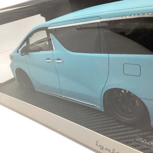 ignition model (イグニッションモデル) 1/18スケール トヨタ ALPHARD(H30W) Executive Lounge S Matte Light Blue