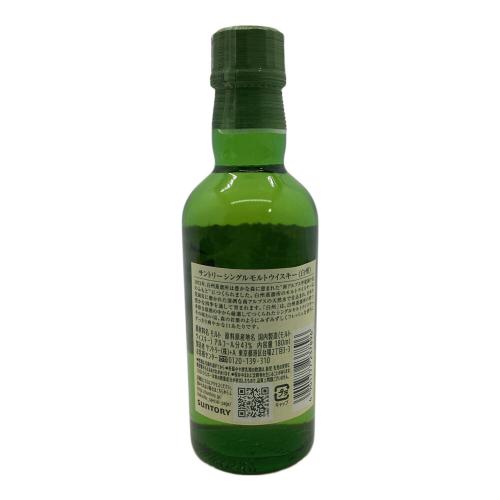 サントリー 白州 シングルモルトウィスキー 180ml　ミニボトル