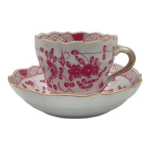 Meissen (マイセン) カップ&ソーサー リッチピンク 343410-570 インドの華
