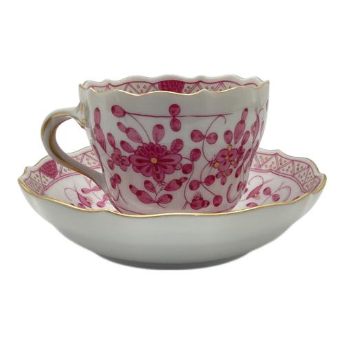 Meissen (マイセン) カップ&ソーサー リッチピンク 343410-570 インドの華