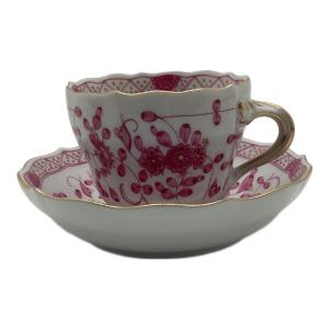 Meissen (マイセン) カップ&ソーサー リッチピンク 343410-570 インドの華