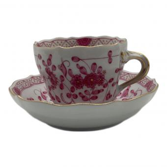 Meissen (マイセン) カップ&ソーサー リッチピンク 343410-570 インドの華