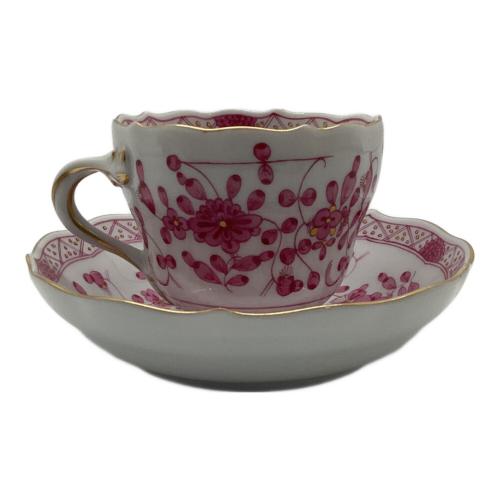Meissen (マイセン) カップ&ソーサー リッチピンク 343410-570 インドの華