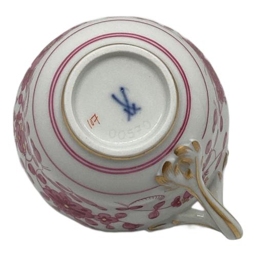 Meissen (マイセン) カップ&ソーサー リッチピンク 343410-570 インドの華