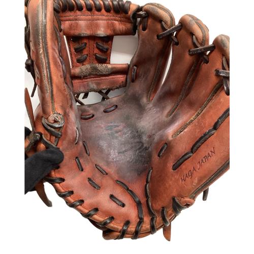 MIZUNO PRO (ミズノ プロ) 硬式グローブ 報恩謝徳 ブラウン　HAGA JAPAN