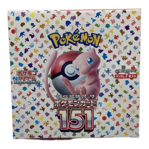 ポケモンカード151 スカーレット&バイオレット 強化拡張パック ポケモンカード シュリンク付 @ Π