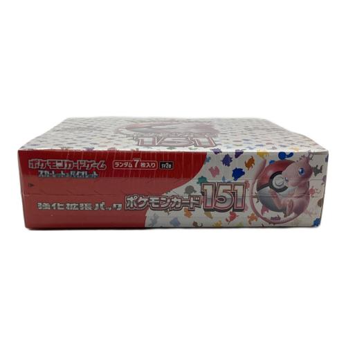 ポケモンカード151 スカーレット&バイオレット 強化拡張パック ポケモンカード シュリンク付 @ Π