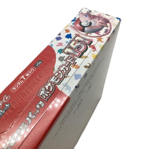 ポケモンカード151 スカーレット&バイオレット 強化拡張パック ポケモンカード シュリンク付 @ Π