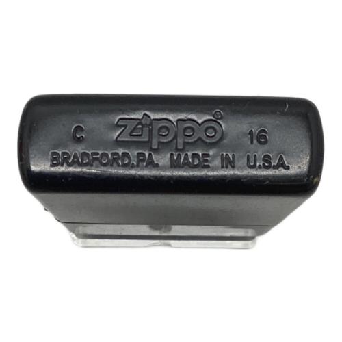ZIPPO (ジッポ) イニシャルK オイルライター 2016年製 ブラック