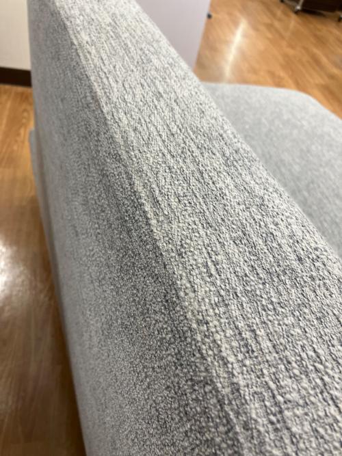 incoon (インクーン) 2人掛けソファー クッション付き ライトグレー