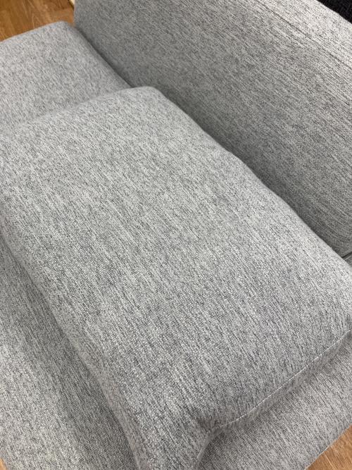 incoon (インクーン) 2人掛けソファー クッション付き ライトグレー