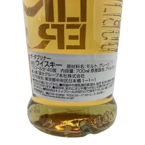 DUBLINER（ダブリナー）アイリッシュ・ウイスキー 700ml