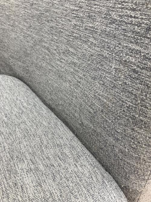 incoon (インクーン) 2人掛けソファー クッション付き ライトグレー